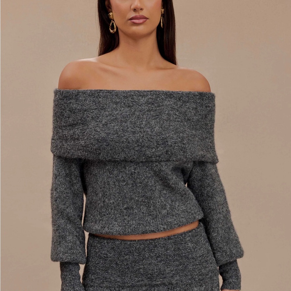 Off-the-Shoulder Sweater